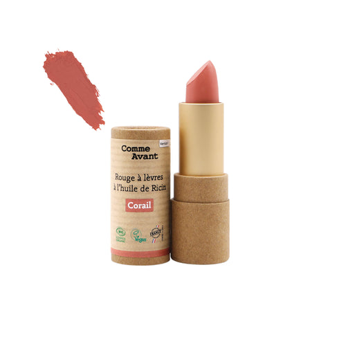 Rouge à lèvres Corail naturel et bio