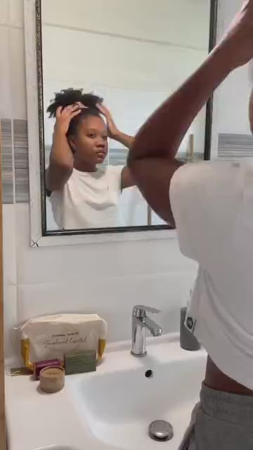 crash test ugc shampoing à l'huile de brocoli comme avant