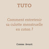 culottes menstruelles comme avant 