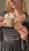 Démaquillant solide et lingettes lavables comme avant