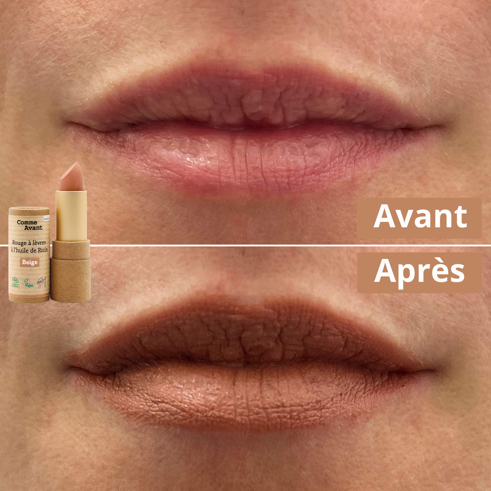 Rouge à lèvres beige comme avant 