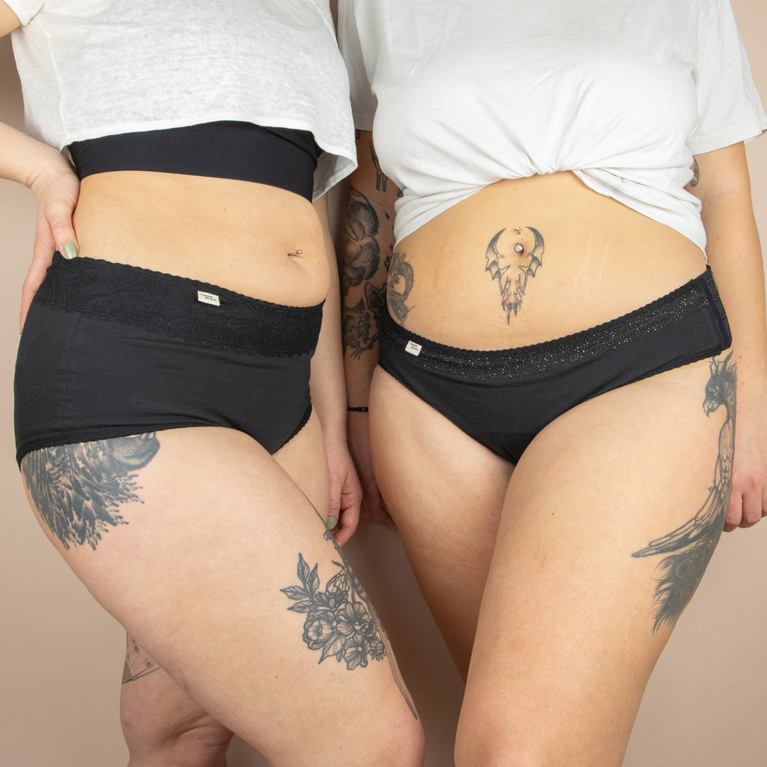 culotte menstruelle et shorty comme avant 